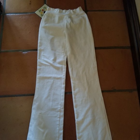 Moda International Vintage Victoria's Secret Pure White Yoga/Lounge Pant - Picture 8 of 8